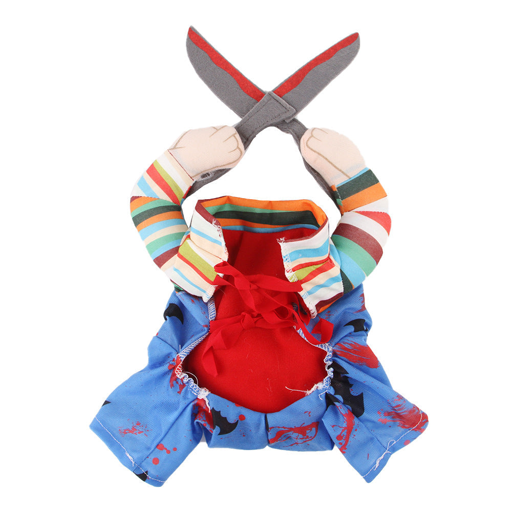 Purr-sessed Doll Halloween Cat Costume