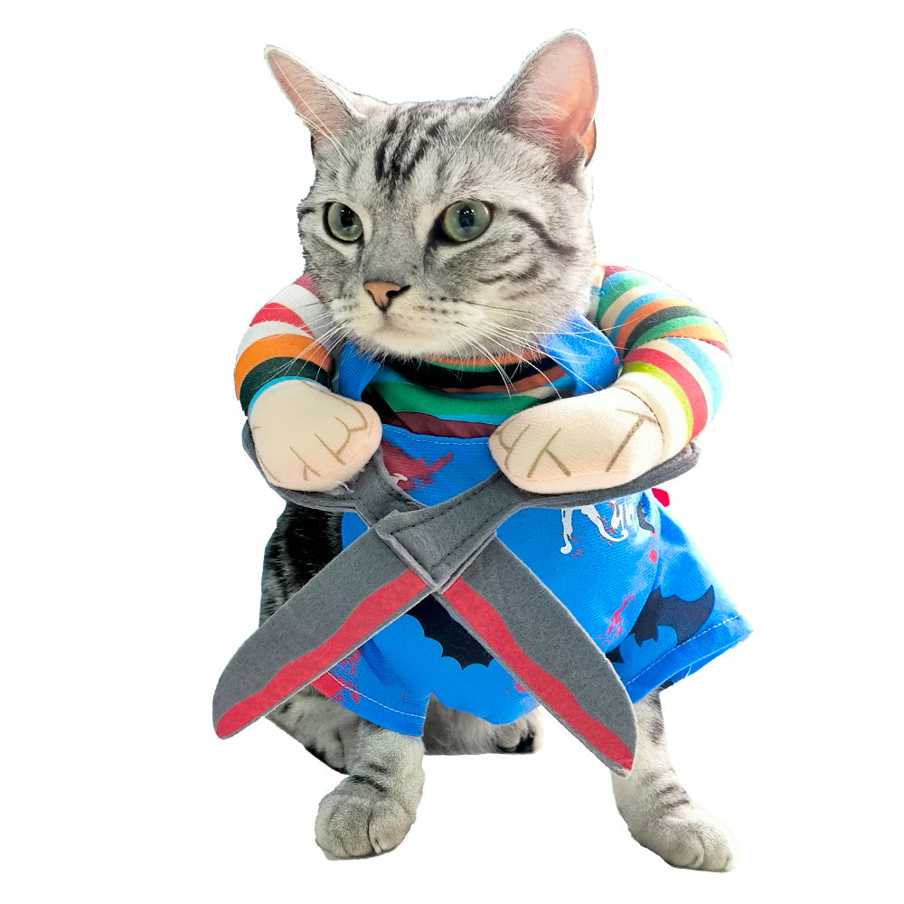 Purr-sessed Doll Halloween Cat Costume
