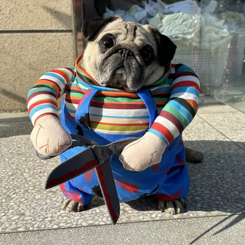 Purr-sessed Doll Halloween Cat Costume